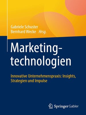 cover image of Marketingtechnologien